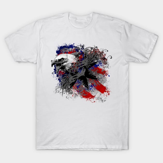 All American Eagles T-Shirt by JoannaMichelle